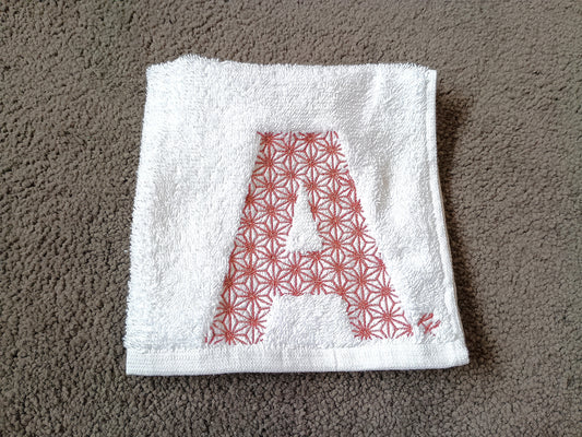 A (Asanoha) Wagara Face Washer – Personalised