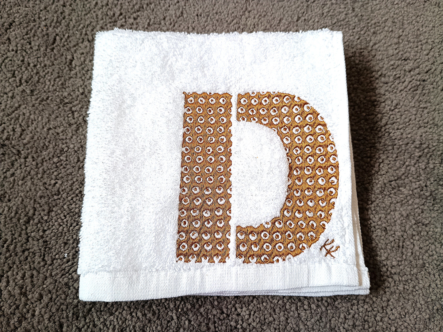D (Deer Skin Kanoko) Wagara Face Washer – Personalised