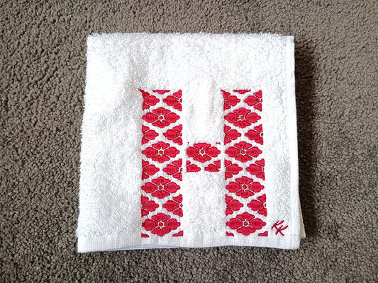 H (Hanabishi) Wagara Face Washer – Personalised