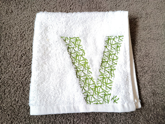 V (Matsuba Chirashi) Wagara Face Washer – Personalised