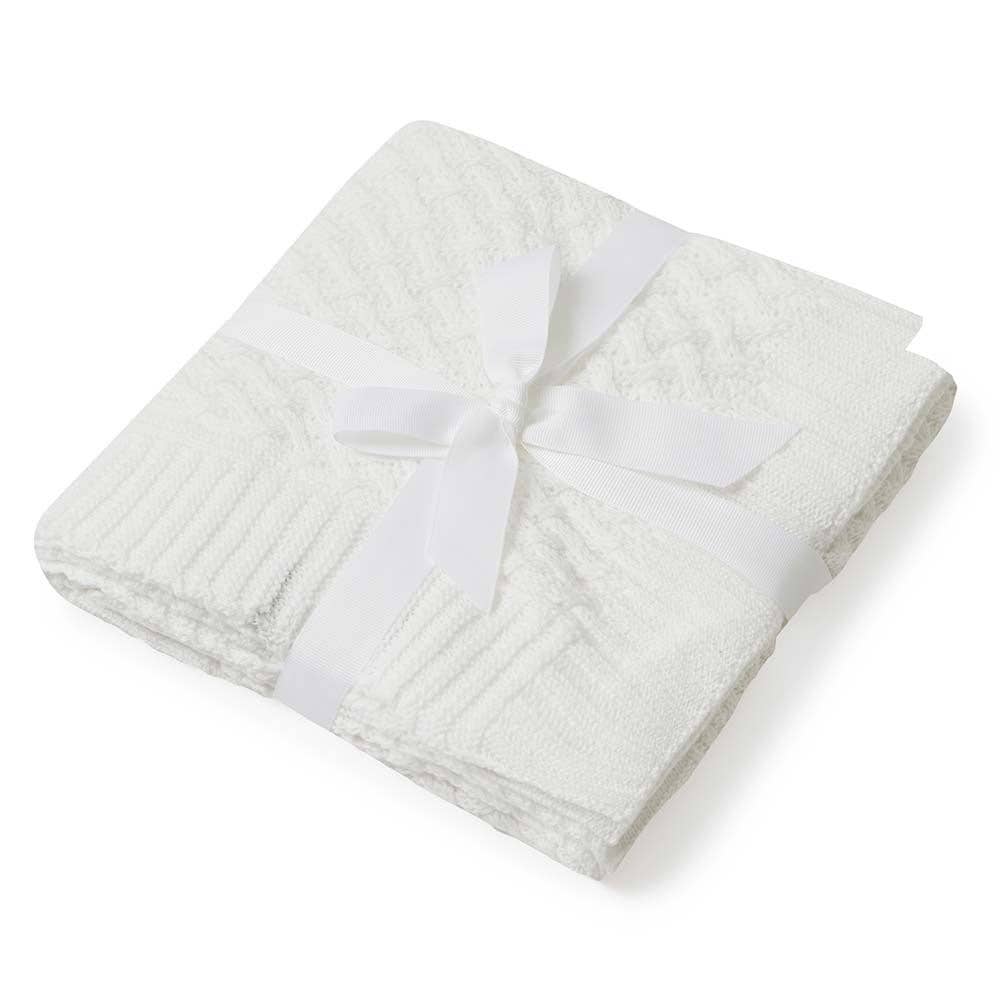 Snuggle Hunny Organic Baby Blanket with name embroided