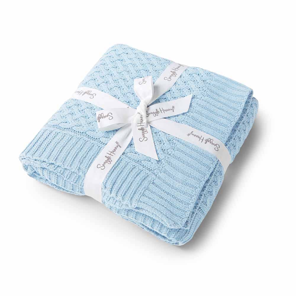 Snuggle Hunny Organic Baby Blanket with name embroided