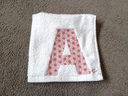 A (Asanoha) Wagara Face Washer – Personalised