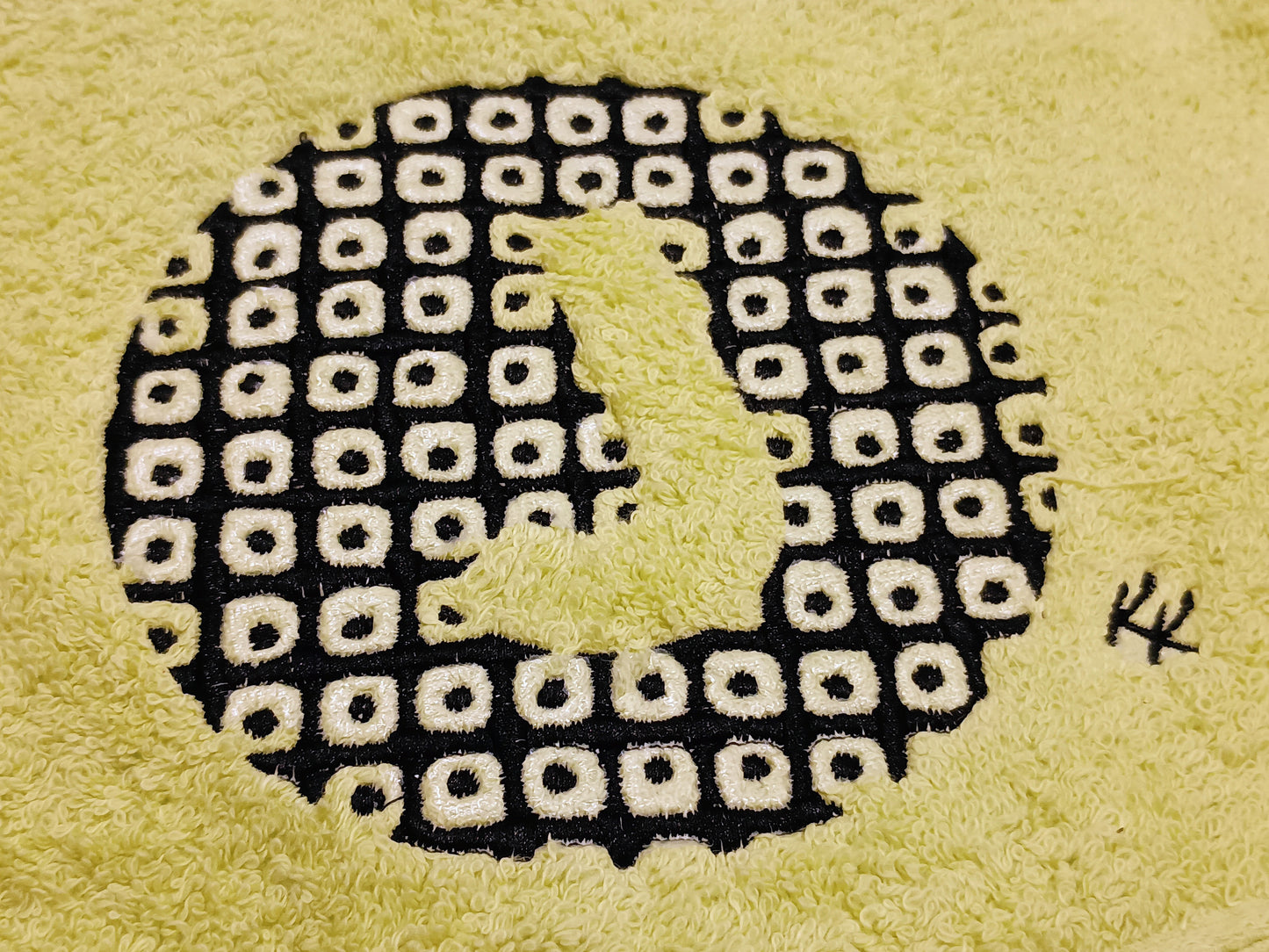 Wagara Mofu Personalised Sensory Embroidery Hand Towel