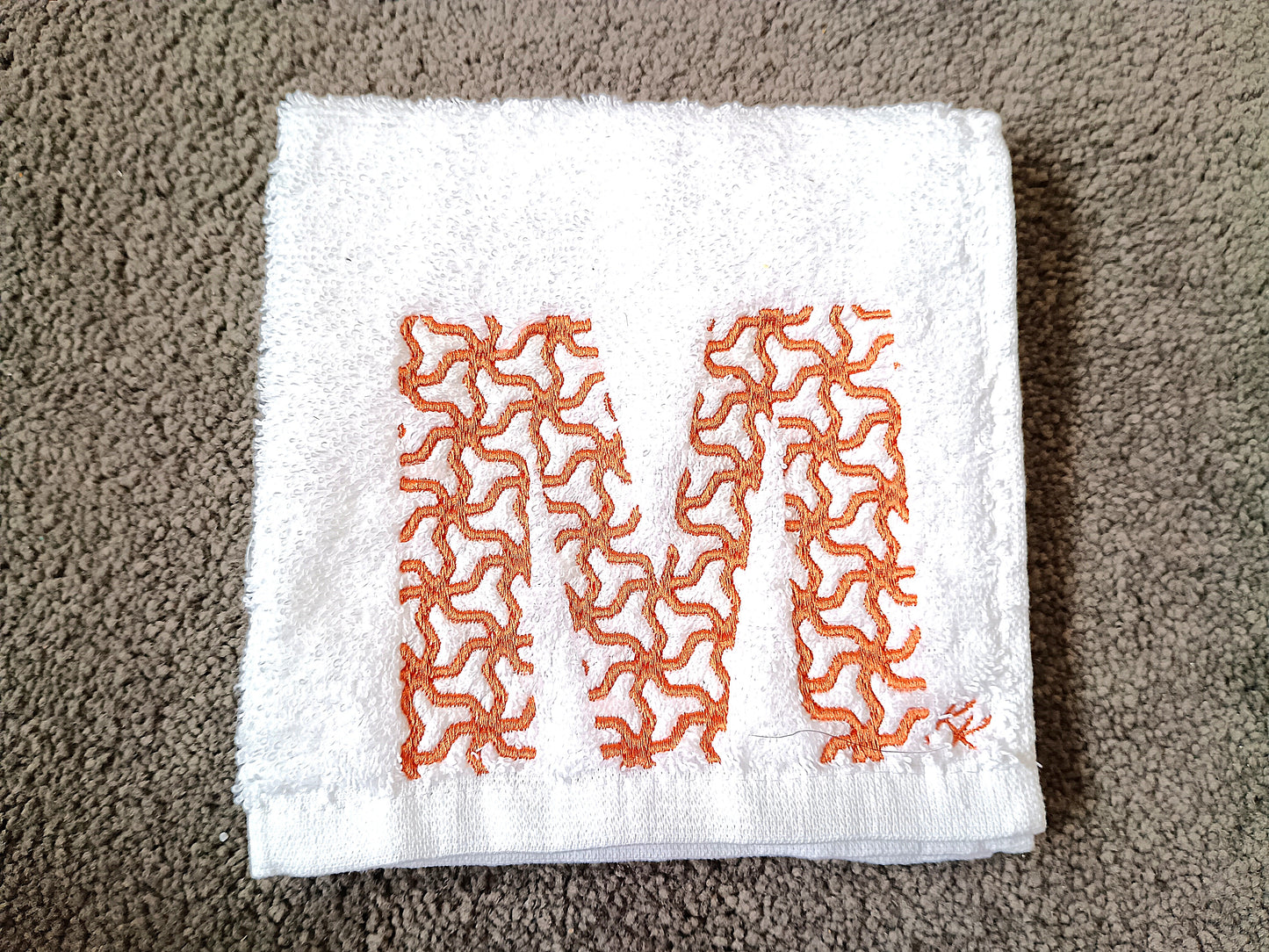 M (Mutsude Manji) Wagara Face Washer – Personalised