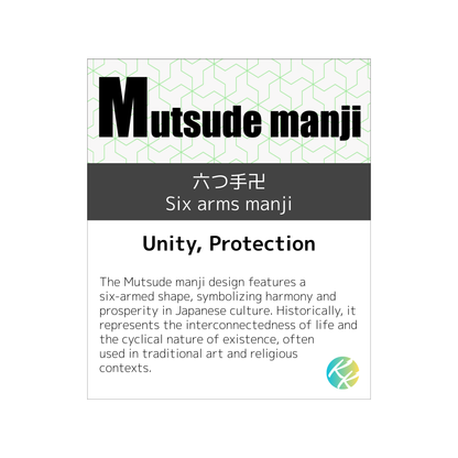 M (Mutsude Manji) Wagara Face Washer – Personalised