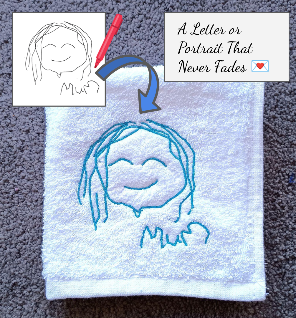 Timeless Stitched Memories – Face Washer