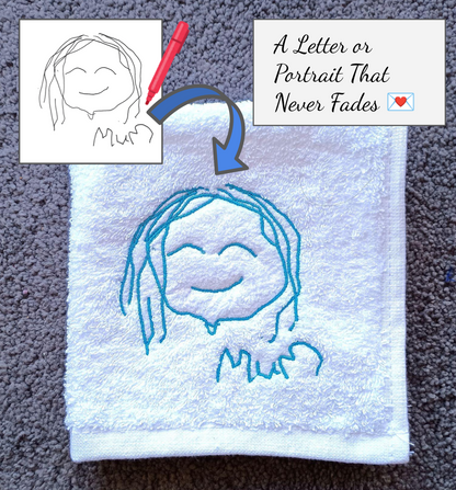 Timeless Stitched Memories – Face Washer