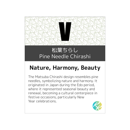 V (Matsuba Chirashi) Wagara Face Washer – Personalised